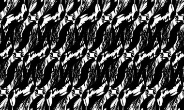 yaratıcı siyah desenler Beyaz arka planda inanılmaz operasyon sanatı