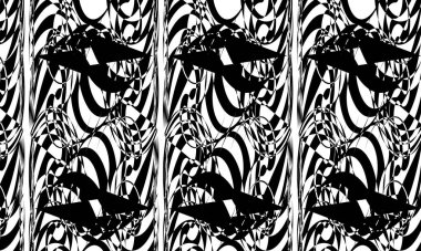 Modern tasarım cadılar bayramı konsepti için mistik desenler