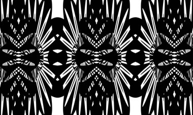 Operasyon sanatı tarzında siyah beyaz duvar kâğıdı nefes kesici huni deseni