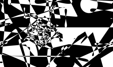 Operasyon sanatı tarzında siyah beyaz duvar kâğıdı