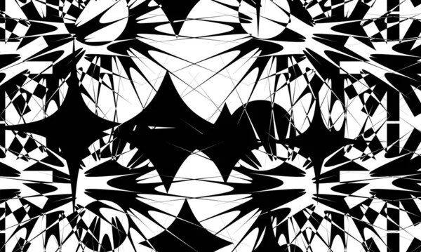 Patrón Negro Para Diseño Con Ilusión Óptica — Archivo Imágenes Vectoriales