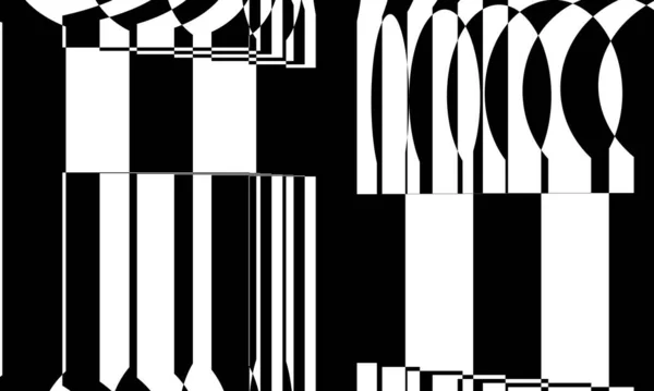 Современная Текстура Оформления Обложки Фантастический Монохромный Узор — стоковый вектор