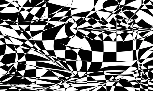 Mystique Motif Noir Principe Sur Papier Peint Blanc Pour Conception — Image vectorielle
