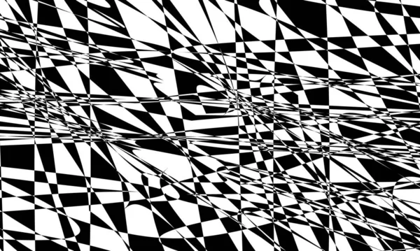 Enchanting Wavy Lines Modern Optical Illusion — Stock Vector