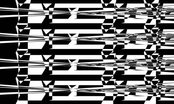 Fondo Pantalla Monocromo Distorsionado Estilo Art Patrón Interesante — Archivo Imágenes Vectoriales