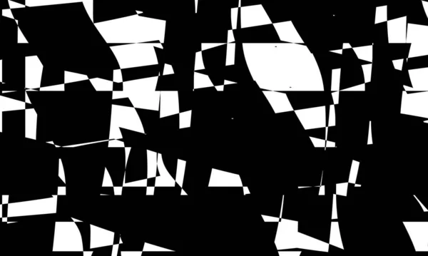 吸引人的光学错觉原始黑色图案在Op Art风格 — 图库矢量图片