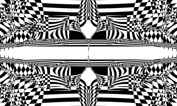Stylisches Schwarzes Muster Moderne Tapete Für Design — Stockvektor