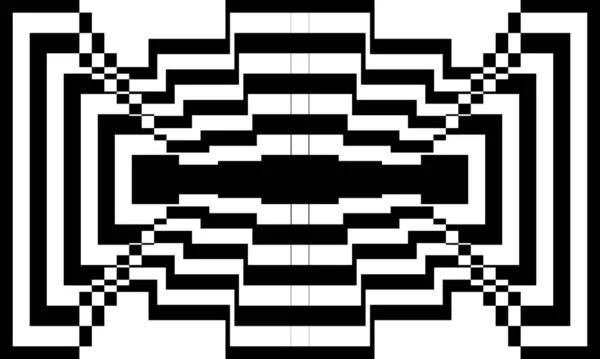 Motif Noir Abstrait Donnant Illusion Une Surface Inégale — Image vectorielle