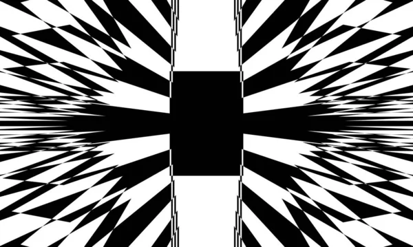 Zwart Patroon Witte Achtergrond Moderne Mystieke Behang Voor Ontwerp — Stockvector