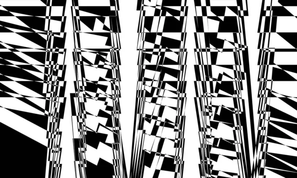 Чорно Білі Загадкові Шпалери Дизайну Сучасного Стилю — стоковий вектор