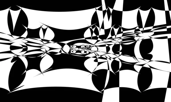 Original Black Pattern White Background Modern Design — Stock Vector