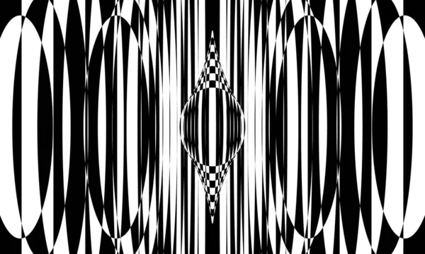 Black Patterns Style Art Mesmerizing Wallpaper — Stock Vector