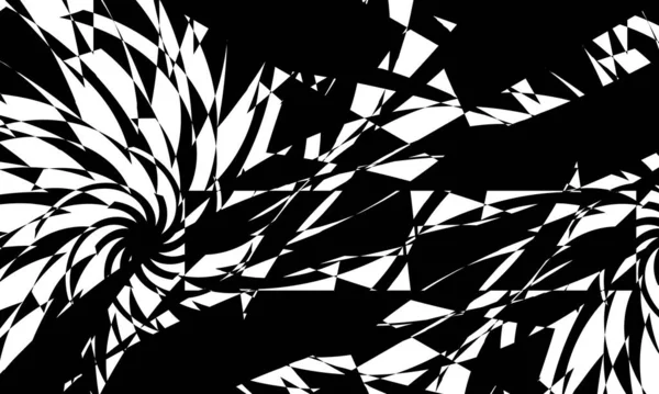 現代的なデザインやテクスチャのための黒い抽象パターン — ストックベクタ