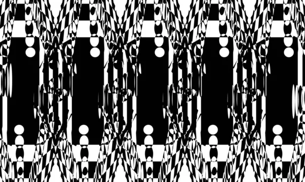 Чорні Абстрактні Візерунки Оптичною Ілюзією Оригінальні Шпалери Дизайну — стоковий вектор