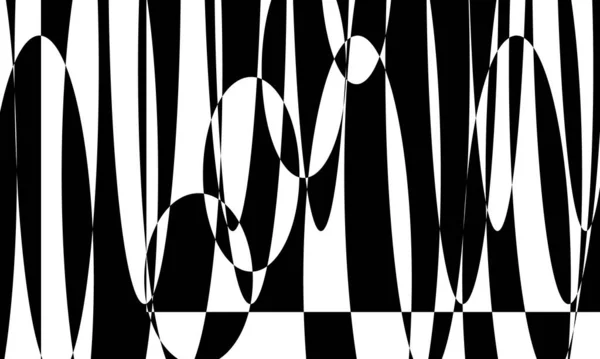 Optische Täuschung Moderne Muster Art Stil — Stockvektor