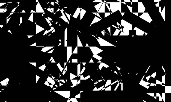 Abstract Kabbelend Zwart Wit Art Style Achtergrond — Stockvector