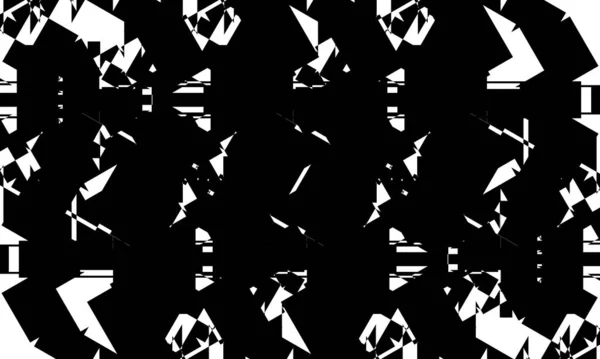 Schwarzes Muster Für Originelles Design Mit Optischer Täuschung — Stockvektor