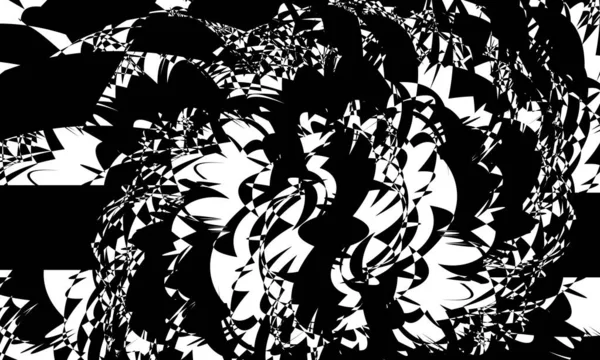 Невероятные Черно Белые Шаблоны Дизайна Обложки — стоковый вектор