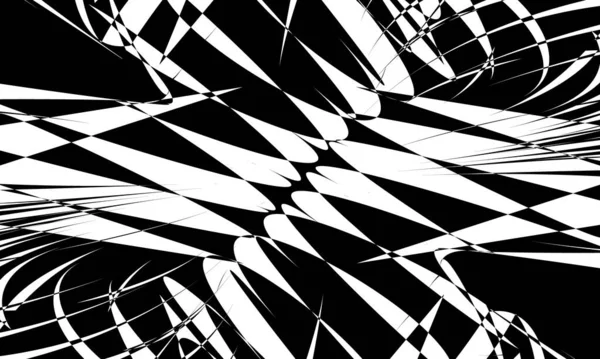 Zkreslená Monochromatická Tapeta Stylu Art Zajímavý Vzor Moderní Design Koncept — Stockový vektor