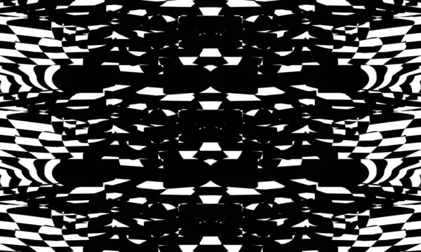 Černý Mystický Vzor Art Styl Moderní Vzor Originální Monochromatické Tapety — Stockový vektor