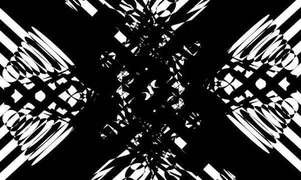 Fondo Pantalla Monocromo Distorsionado Estilo Art Patrón Interesante — Archivo Imágenes Vectoriales