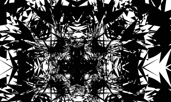 Fondo Pantalla Blanco Negro Estilo Art Impresionante Patrón Embudo — Vector de stock