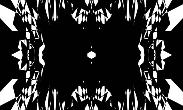 Distorted Monochrome Wallpaper Art Style Interesting Pattern — Stock Vector