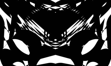 Op sanat desenleri tasarım için orijinal monokrom duvar kağıdı oluşturur