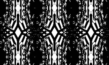 Optik illüzyonlu mistik siyah desenler