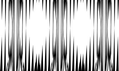 Beyaz arka planda inanılmaz bir siyah desen tarafından yaratılmış mistik optik illüzyon