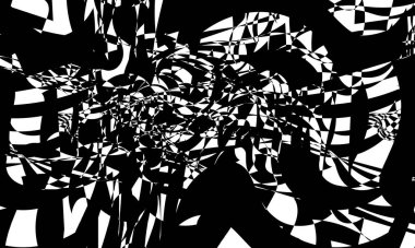 Modern tasarım için orijinal doku siyah dalgalanma desenleri