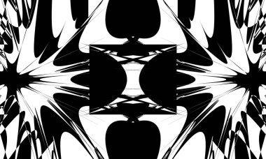 Mistik desenleri olan eşsiz tek renkli duvar kağıdı.