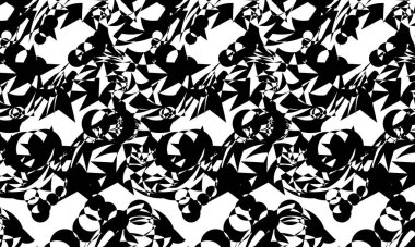 op sanat tarzında monokrom dokusu modern tasarım