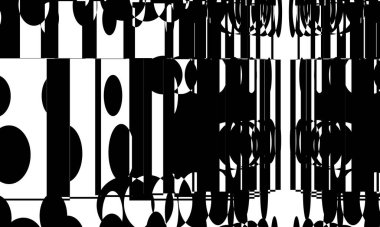 Modern op-art tarzı kapaklar için siyah ve beyaz dokular