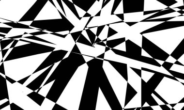 Optik illüzyon yaratıcı duvar kağıdıyla tasarım için siyah desen