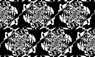 Operasyon sanatında soyut siyah desenler dokusu