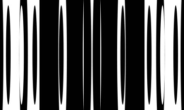 Beyaz arka plan modern tasarım üzerinde operasyon sanatı tarzında sıradışı siyah desen