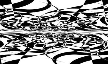 Modern tasarımlar ve dokular için siyah soyut desenler