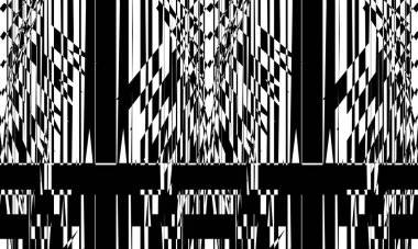 Beyaz arka planda operasyon sanatında gizemli ve gizemli siyah desenler.