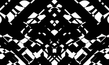 Cadılar Bayramı orijinal tasarımı için beyaz arkaplan tek renkli duvar kağıdı üzerindeki mistik siyah desen