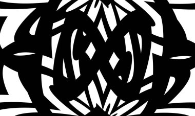 Orijinal tasarım için bozuk siyah operasyon sanatı deseni