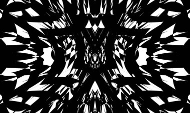 Operasyon sanatının orijinal tasarımında siyah yinelenen desenler