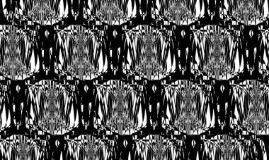 tasarım için gizemli ve mistik siyah desenler monokrom duvar kağıdı