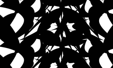 Operasyon sanatında siyah desen Görkemli optik illüzyon