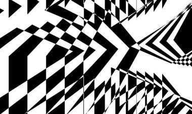 Operasyon sanatında siyah beyaz arkaplan tasarım için yaratıcı duvar kâğıdı