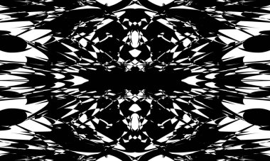 Beyaz arka planda optik illüzyon ile operasyon sanatının geleceksel örüntüsü