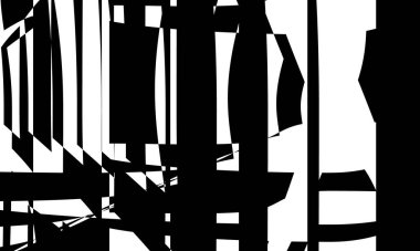 Modern tasarım işletim biçimi için monokrom soyutlaması