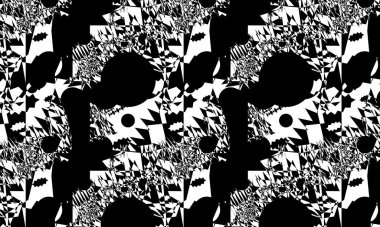 dalgalanan operasyon sanatı dokusu büyüleyici siyah desenler