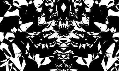 beyaz arka planda operasyon sanatı tarzında siyah desenler modern tasarım