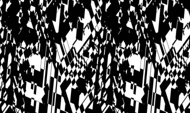 Soyut siyah desenler. Operasyon sanatında güzel ve gizemli.